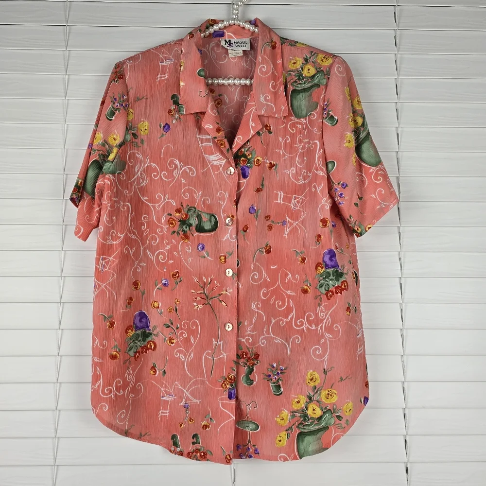 Vintage Maggie Sweet 2 piece Dress and Cover Top - Picture 4 of 15